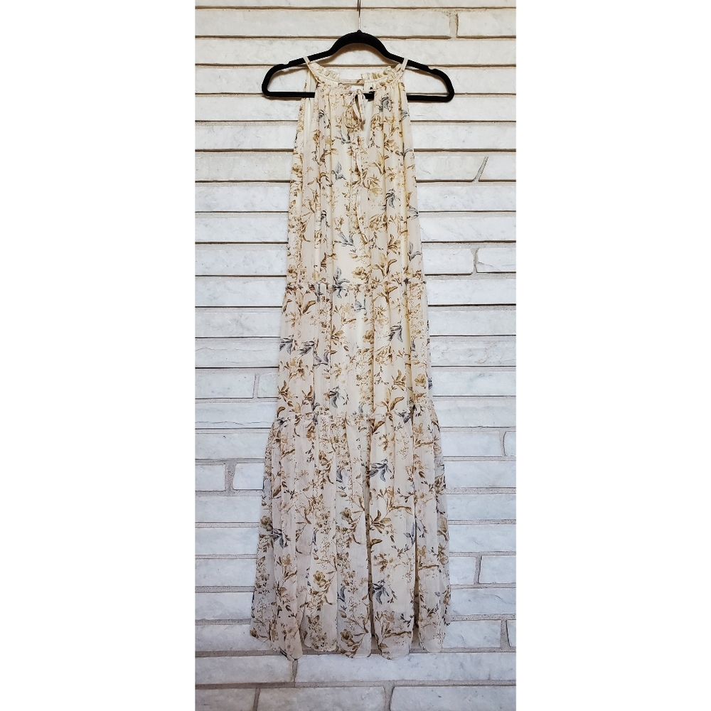 DREW Multi color Naomi Floral Halter Dress